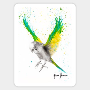 The Bold Budgie Sticker